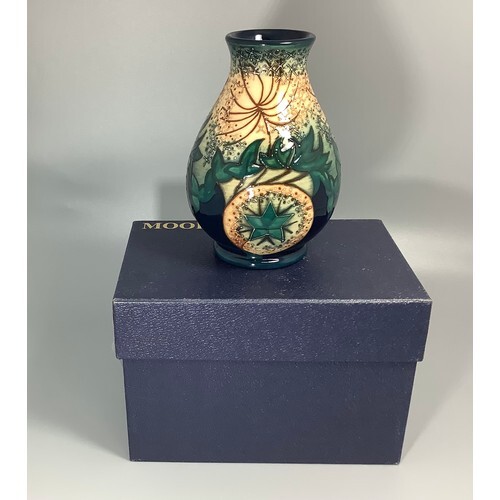 A Moorcroft pottery vase of baluster form decorated in the '...