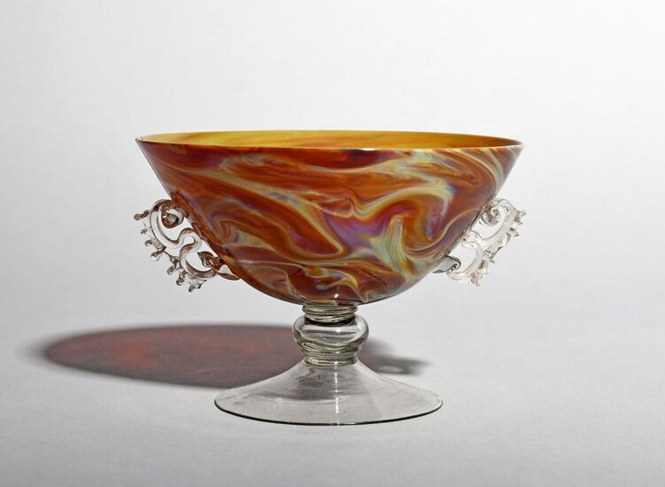 A Venetian Chalcedony footed bowl 17th century or...