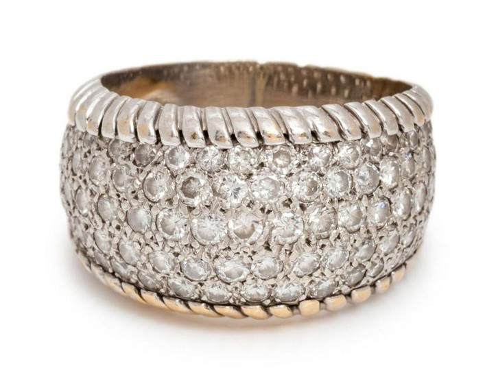 A White Gold and Diamond Ring
