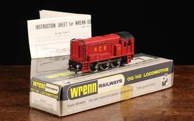 A Wrenn N.C.B NO.72 Red Livery Class 08 Tank 0-6-0DS Locomotive W2234, in it's original box with man
