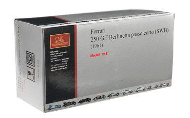 A boxed 1:18 scale die-cast model of a Ferrari 250...