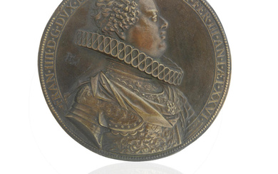 A bronze medallion of Francis IV Gonzaga, Duke of Mantua...
