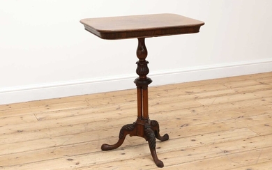 A rosewood tripod table in the manner of Gillows