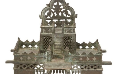 A tinned copper shrine, India, 19th/early 20th...
