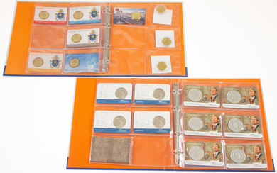 Album with medals and coins cards a.w. 50 Cent and...