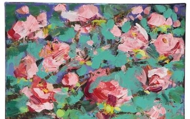 Amelia Colne Floral Acrylic Painting