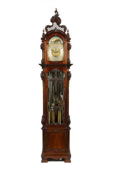 An English S. Smith and Son longcase clock
