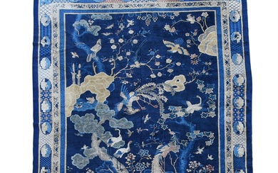 An attractive large Chinese wool rug