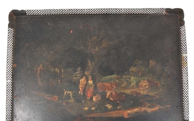 An early 19th Century toleware tray