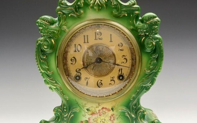 Ansonia Porcelain Case Clock