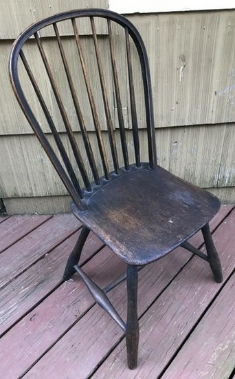 Antique American 19th C Handmade Side Chair