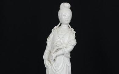Antique Chinese Dehua Porcelain Guanyin Figure