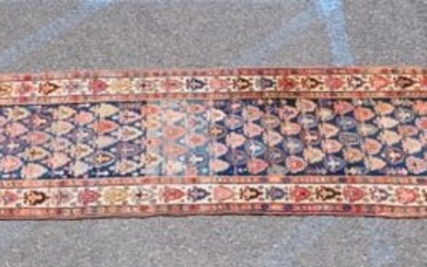 Antique Kazak Long Rug 187" x 38 1/2"