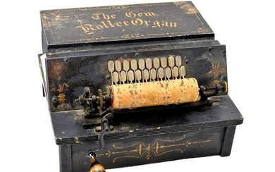 Antique The Gem Roller Organ