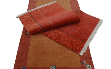 Art Nouveau Nepalees - Duo Oriental carpets - 159 cm - 91 cm
