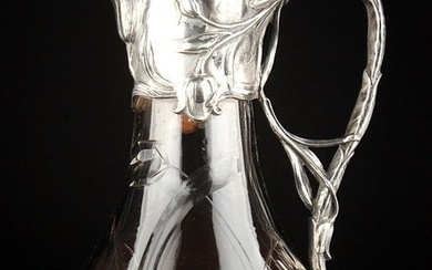 Art Nouveau wine carafe