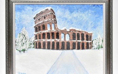 Arthur Kinslow Orginal Painting The Colosseum 20 x 24 inches