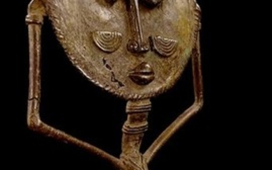 Ashanti doll (1) - African bronze - Ghana
