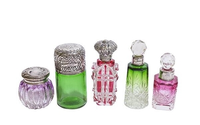 Assembled Clear to Cut Perfume Bottles
