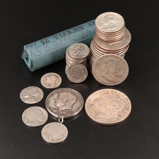 Assortment of Vintage U.S. Coins, Including Silver