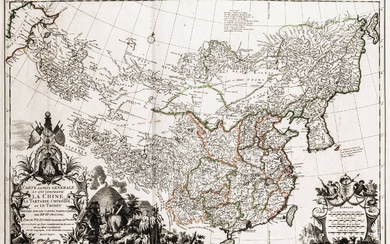 Atlas - Anville, Jean Baptiste Bourguignon d'. Nouvel Atlas de la Chine, de la Tartarie...