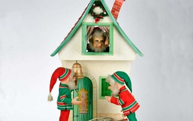 Automat Zwerge mit Weihnachtshaus