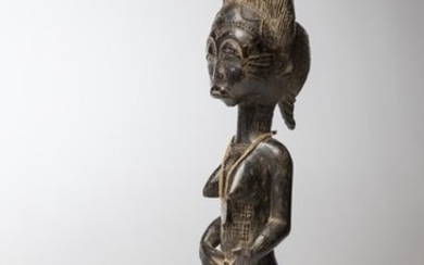 BAOULE, Ivory Coast. Female statue "Blolo Bla" with...