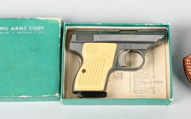 BOXED STERLING ARMS .25 SEMI-AUTOMATIC PISTOL