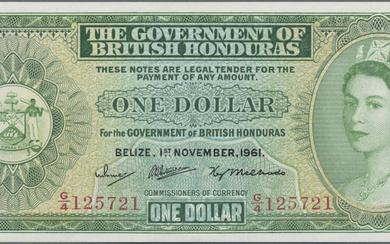 Banknotes â America - Belize (British Honduras)