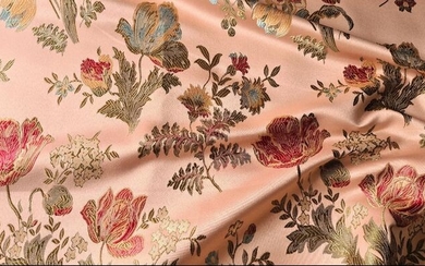 Beautiful San Leucio fabric -560x140 cm - Cotton, Resin/Polyester, Silk - 21st century