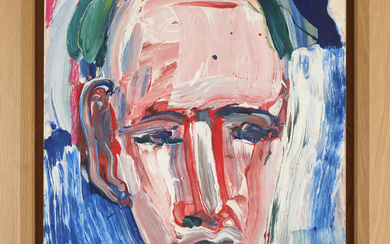 Bengt LINDSTRÖM (1925-2008) Portrait d'André Gide