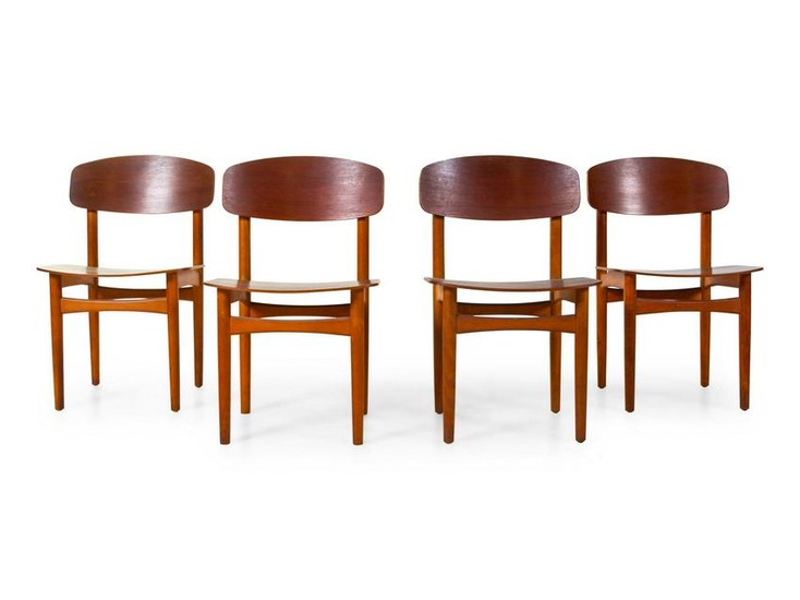 Borge Mogensen Set of Four Dining Chairs Soborg