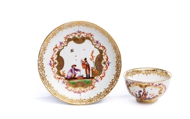 Bowl with saucer, Meissen 1723/25 | Koppchen mit Unterschale, Meissen 1723/25