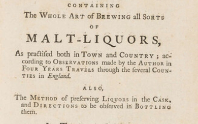 Brewing.- Ellis (William) The London and Country Brewer..., fourth edition, for Thomas Astley, 1742.
