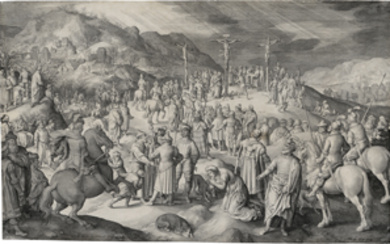 Bruyn, Nicolaes de (1571 Antwerpen - 1656 Rotterdam)Die Kreuzigung