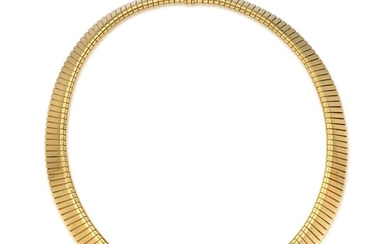 Bulgari Gold 'Tubogas' Necklace