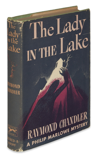 CHANDLER, RAYMOND. The Lady in the Lake. 8vo, publisher's light green cloth lettered...