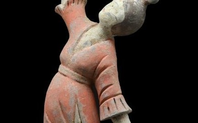 CHINESE TANG DYNASTY TERRACOTTA DANCING LADY - TL TESTED