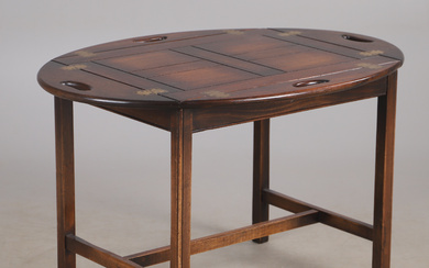 COFFEE TABLE, a.k.a. Butlers Tray, mahogany, English style.