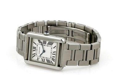 Cartier Stainless Steel Tank Solo 3170