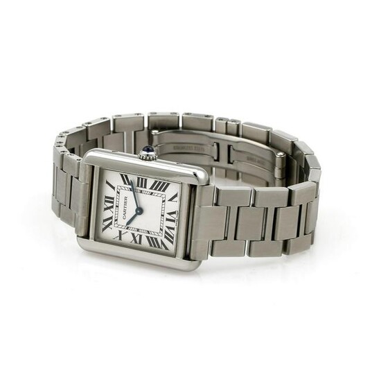 Cartier Stainless Steel Tank Solo 3170
