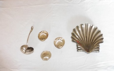 Caster, Jewellery box, Spoon vase, Olive spoon (5) - .800 silver - Italy - Mid 20th century