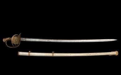 Cent Guard Style Presentation Sword of Capt. A.T. Farwell 179th NY Infantry, KIA at The Crater and
