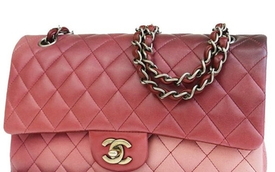 Chanel - Classic Double Flap Ombre Quilted Lambskin Shoulder bag