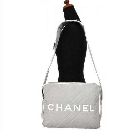 Chanel Tricolor Mesh  Canvas Sports Ligne Duffle Bag  LuxuryPromise