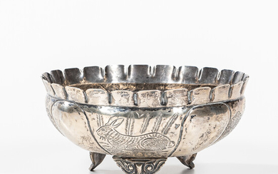 Chartres .900 Silver Footed Bowl