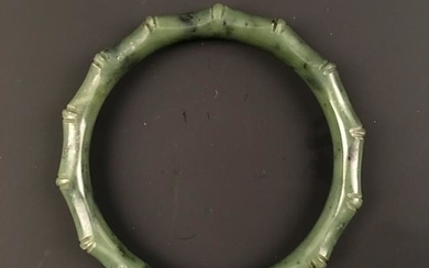 Chinese 'Bamboo' Jade Bracelet