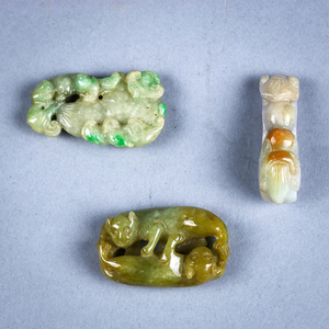 Chinese Small Jadeite Toggles