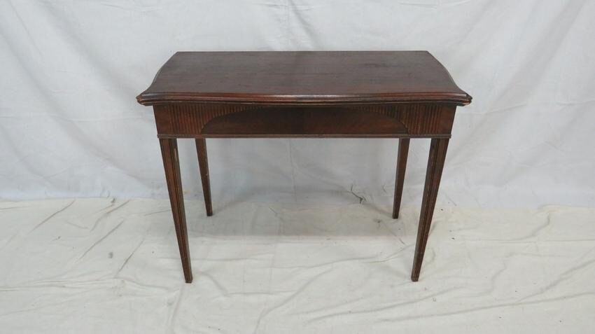Chippendale Mahogany Flip Top Game Table