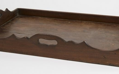 Chippendale Mahogany Serving Tray